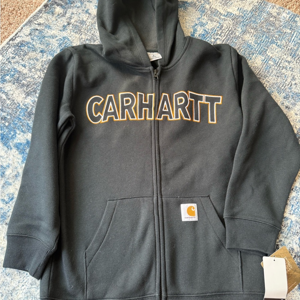 Carhartt Kids Charcoal Gray Hoodie Jacket